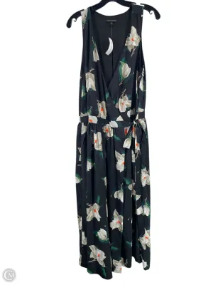 Dress Casual Maxi By Banana Republic In Black, Size: 14