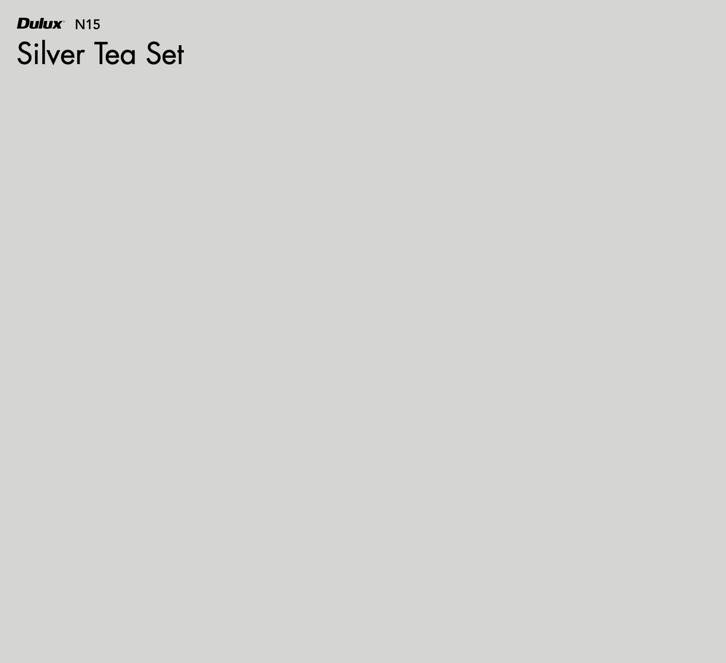Dulux Silver Tea Set