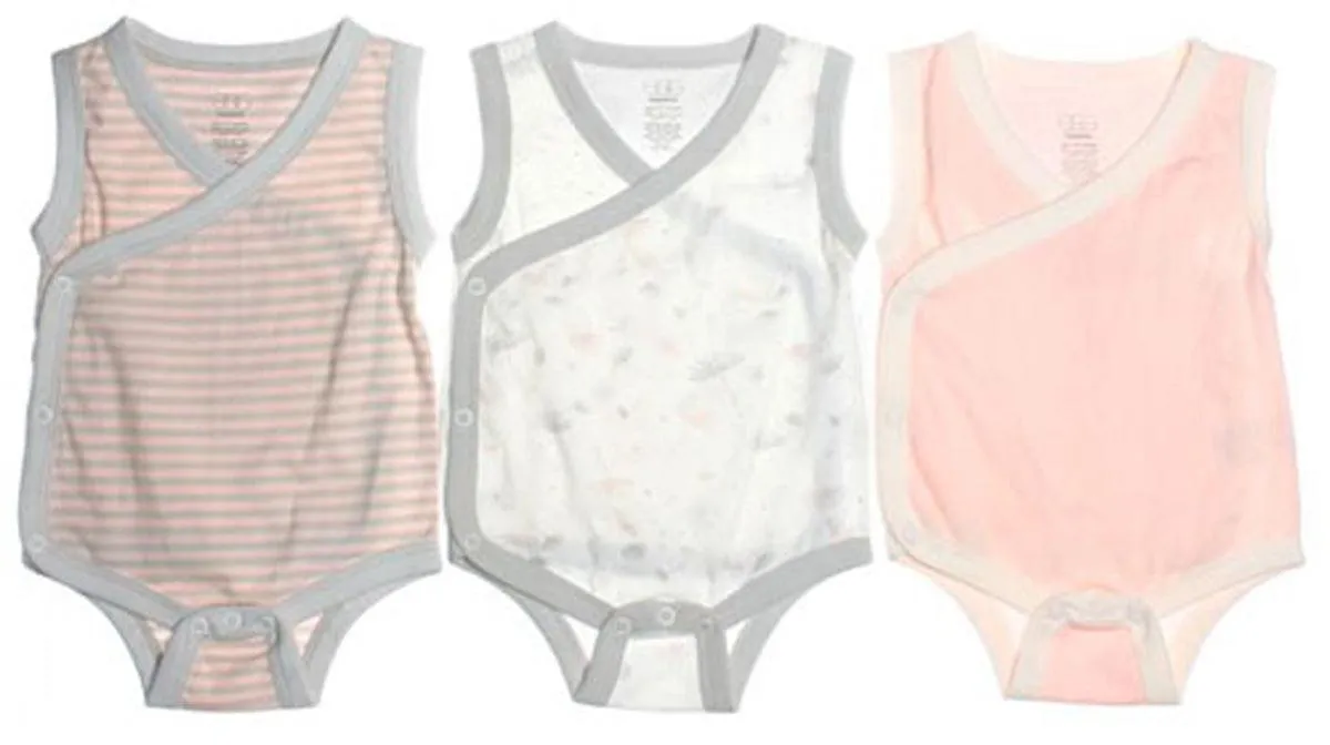EGG Baby Organic Fabric Girl Onesies 6-12 months