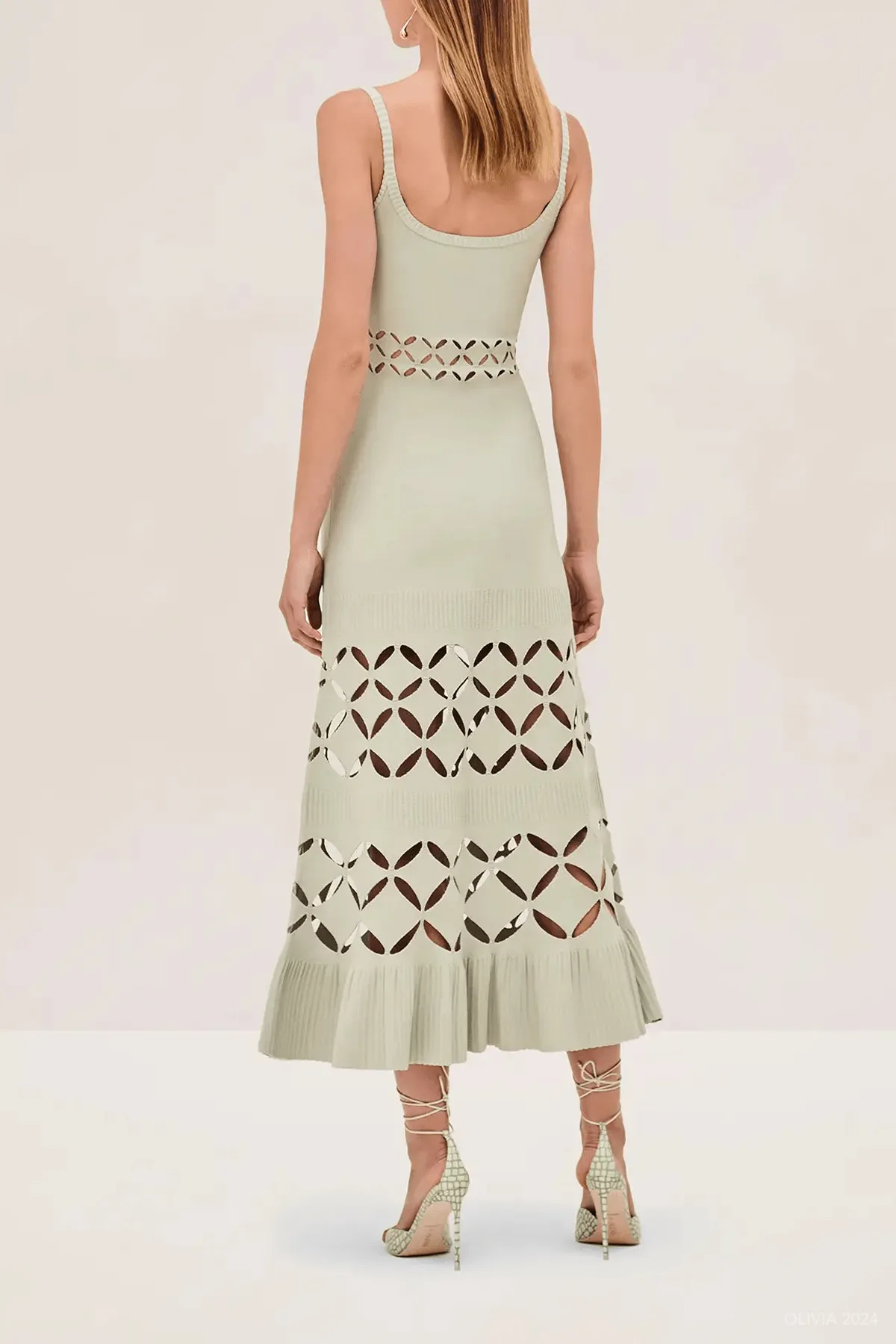Elayne Dress in Sage