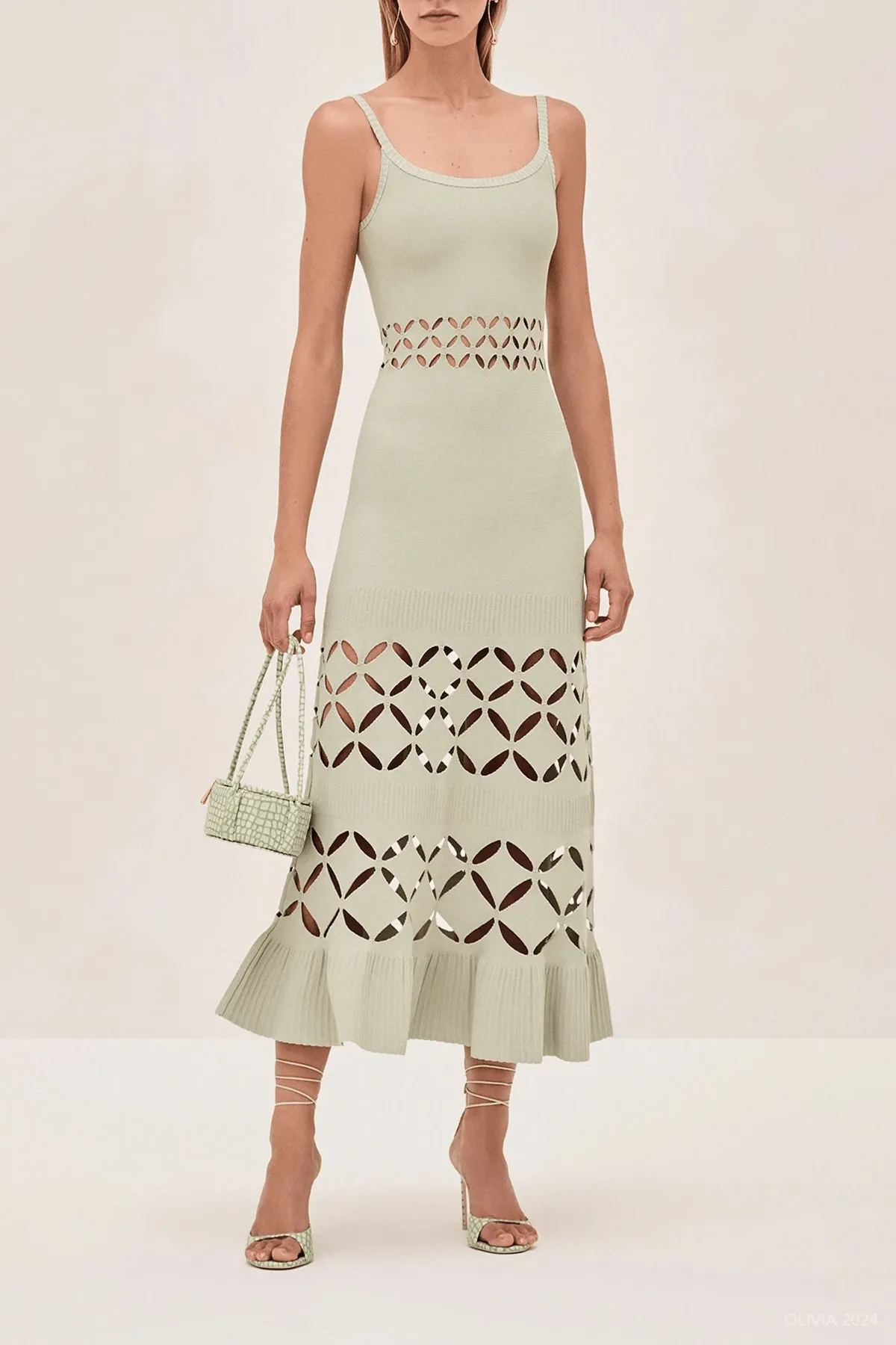 Elayne Dress in Sage