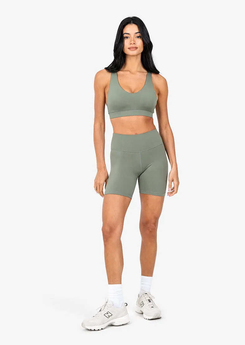Elevate Touch Cycle Shorts Khaki FINAL SALE