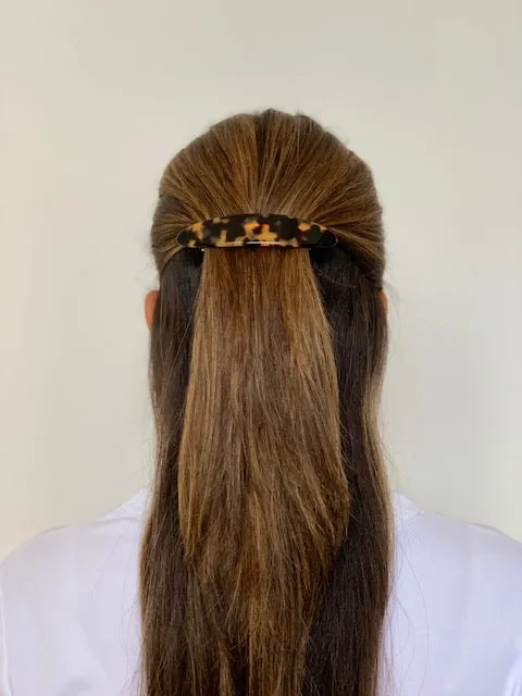 Elisa Medium Corne Noire Hair Clip