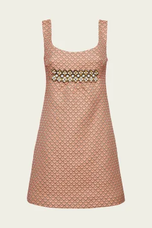 Ella Mini Dress in Tulip Pale Pink
