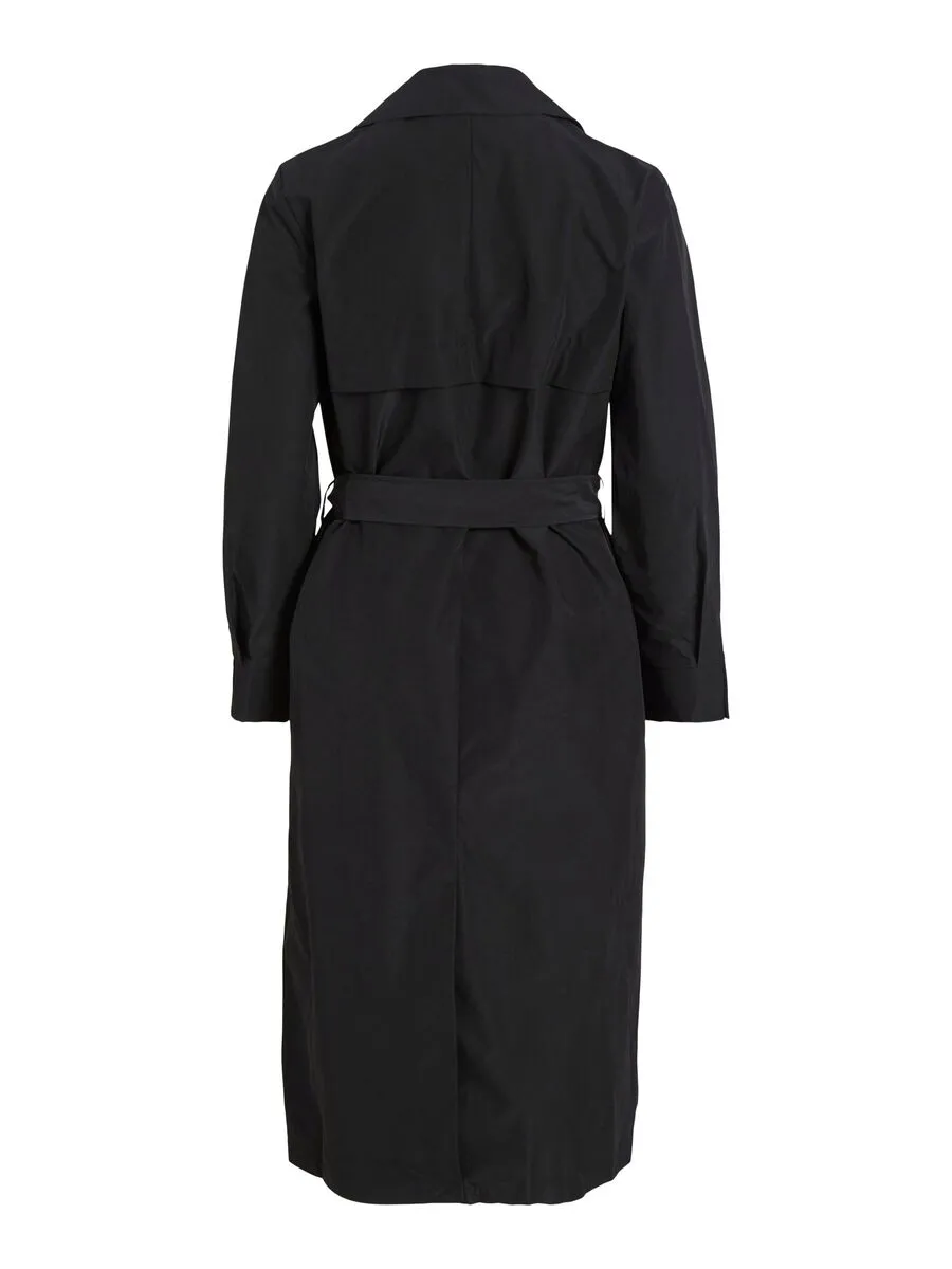 Ersin Long Trench Coat (Black)