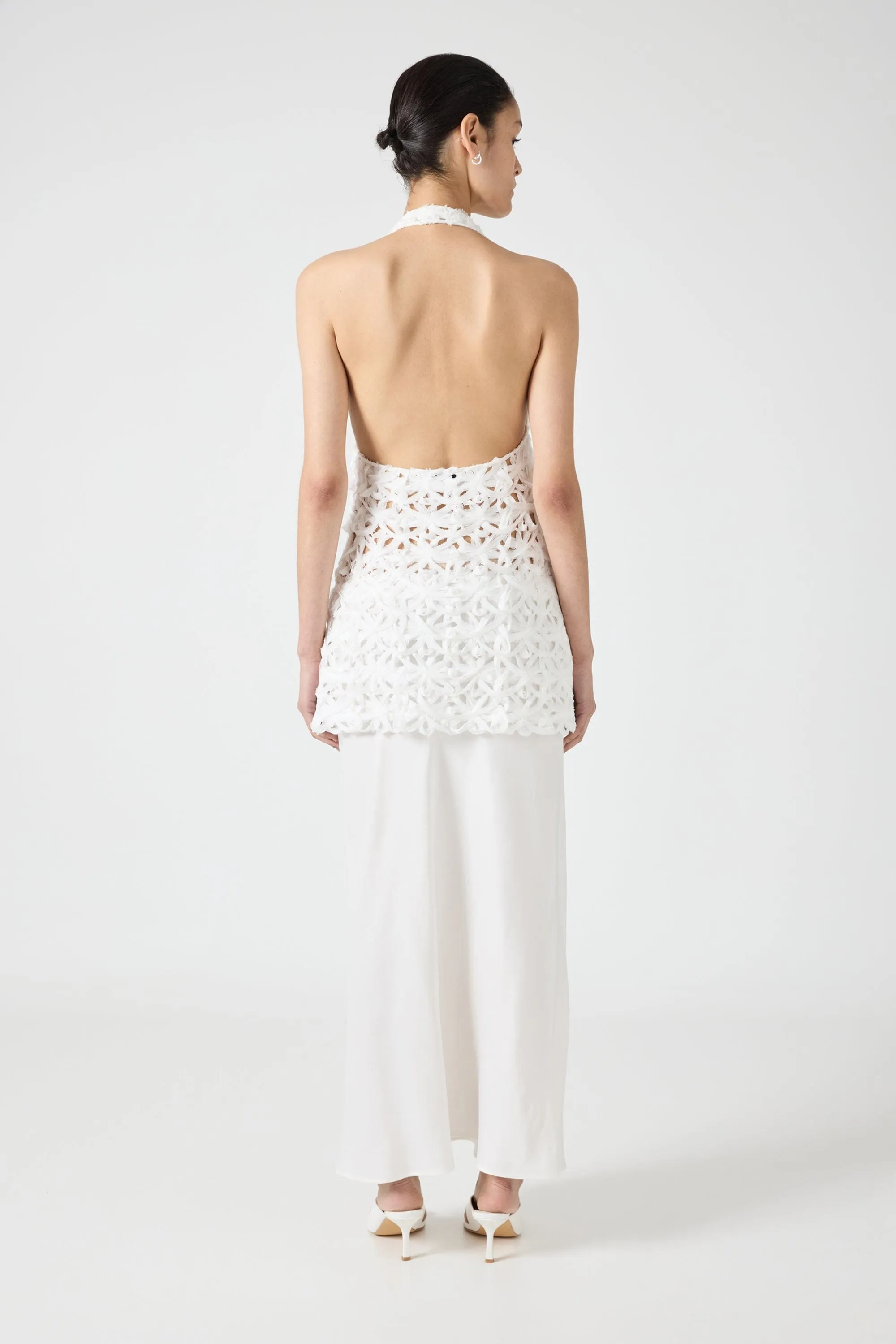 ETHEREAL MAXI DRESS | OFF WHITE