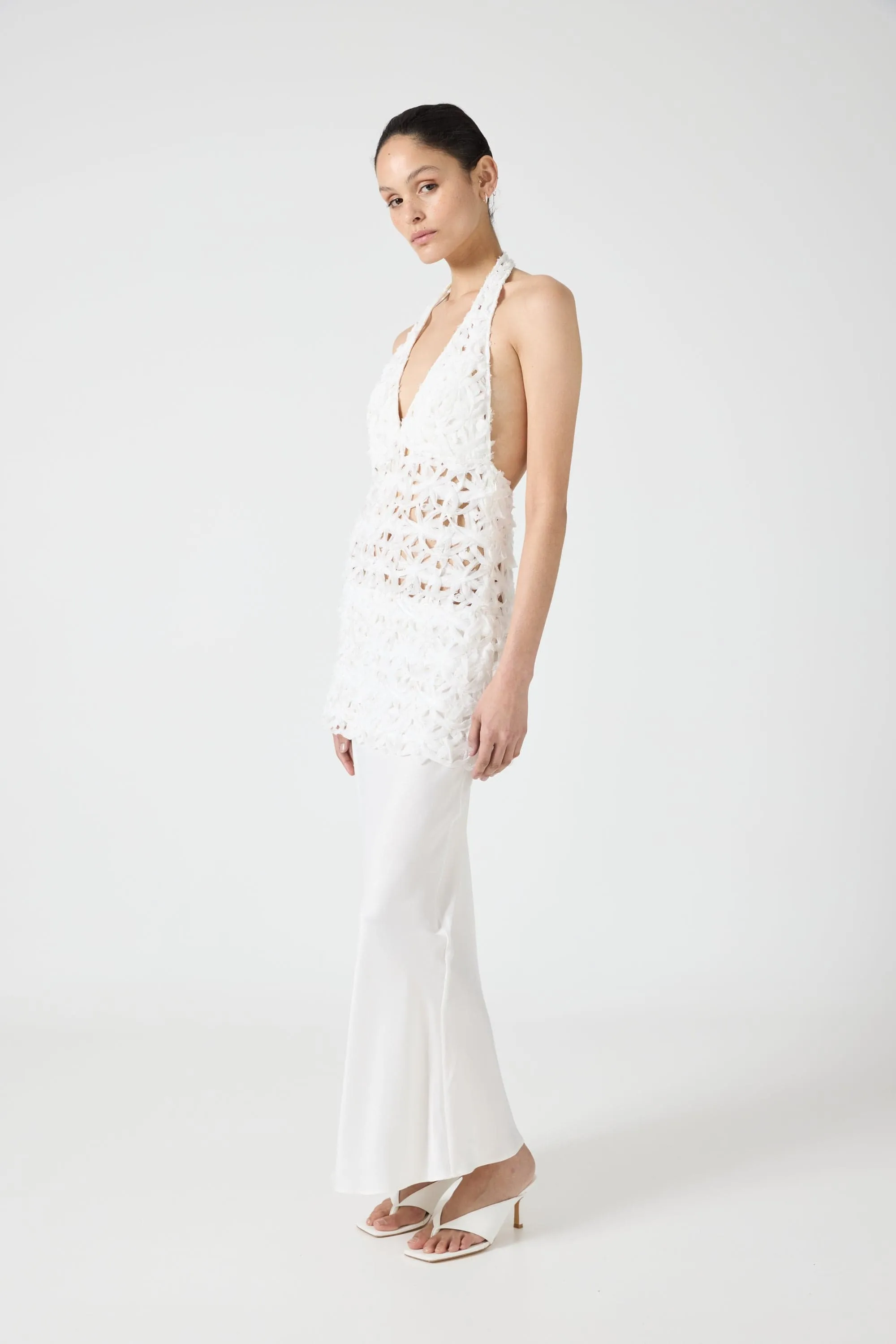 ETHEREAL MAXI DRESS | OFF WHITE
