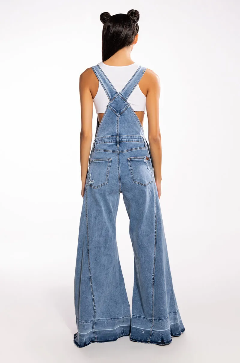 EVERYDAY WIDE LEG OVERALLS
