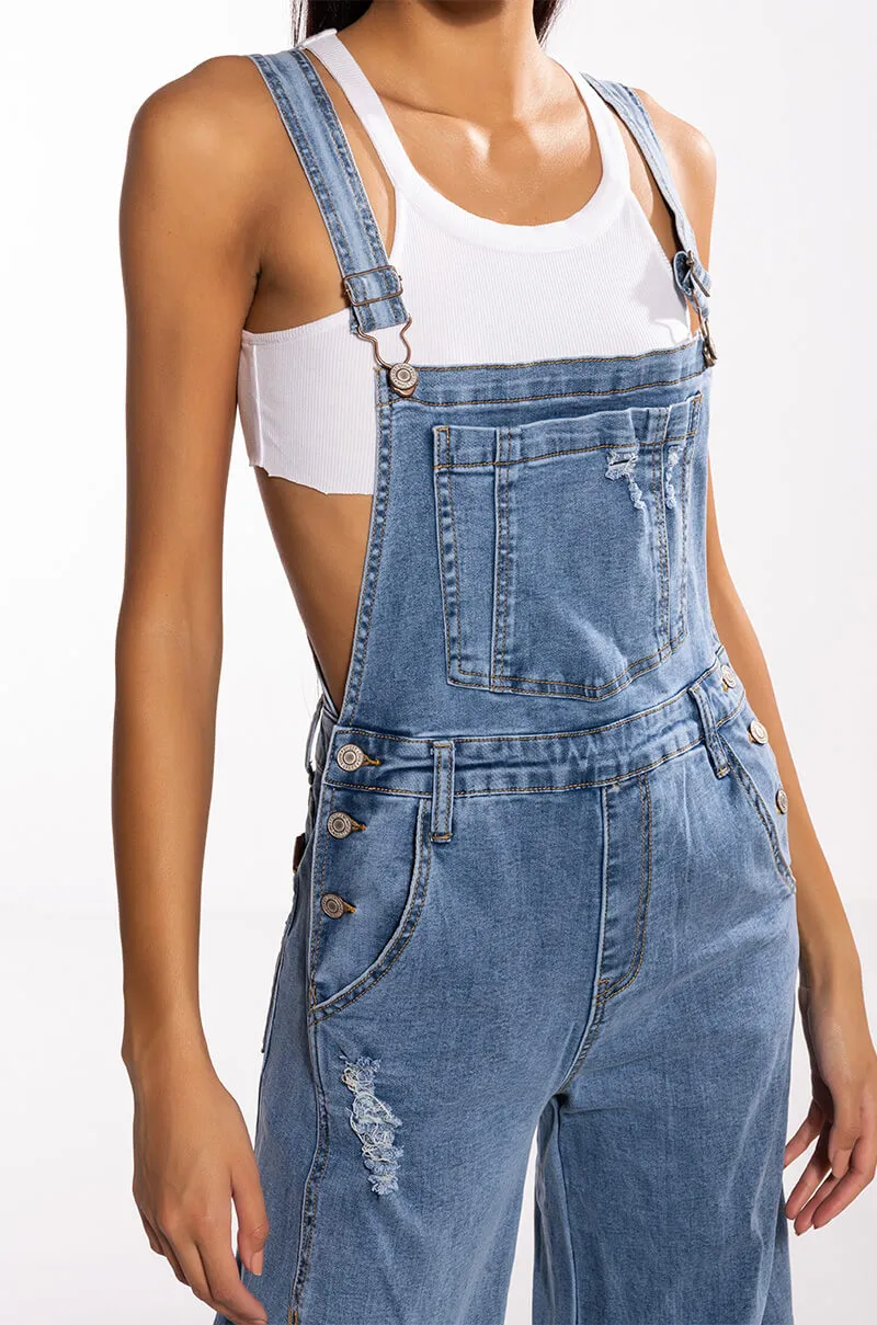 EVERYDAY WIDE LEG OVERALLS