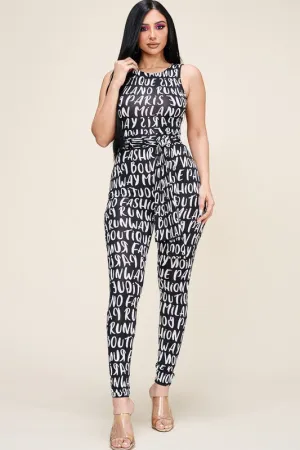 Fashion Ella Print Jumpsuit