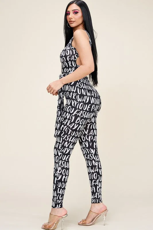 Fashion Ella Print Jumpsuit
