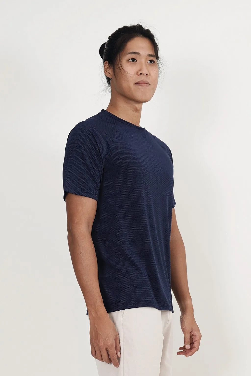 Fevre Short Sleeve Running Top (Navy)