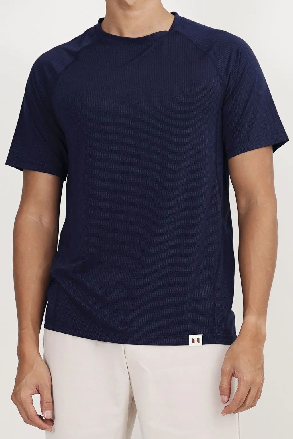 Fevre Short Sleeve Running Top (Navy)