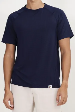 Fevre Short Sleeve Running Top (Navy)