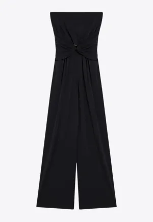 Fiero Strapless Straight-Leg Jumpsuit