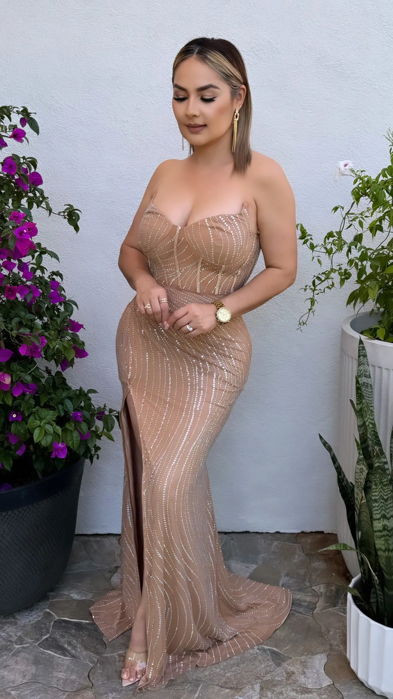 FIFTH AVE NUDE DRESS