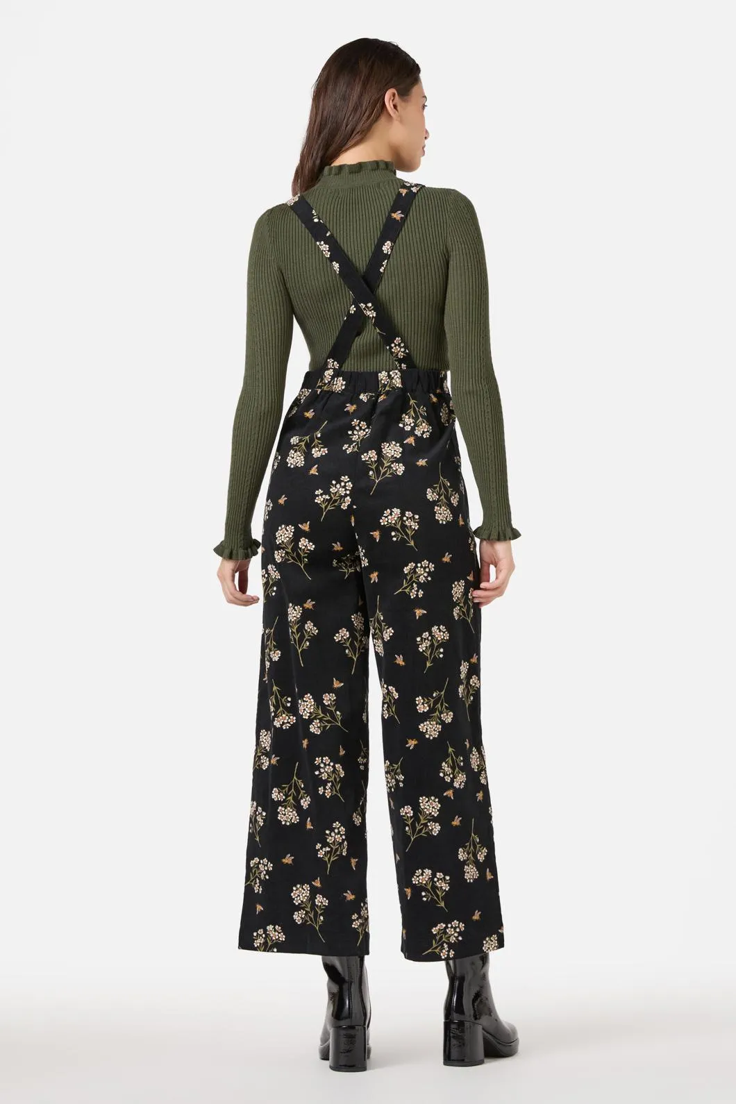 Flora Bee Cord Overall