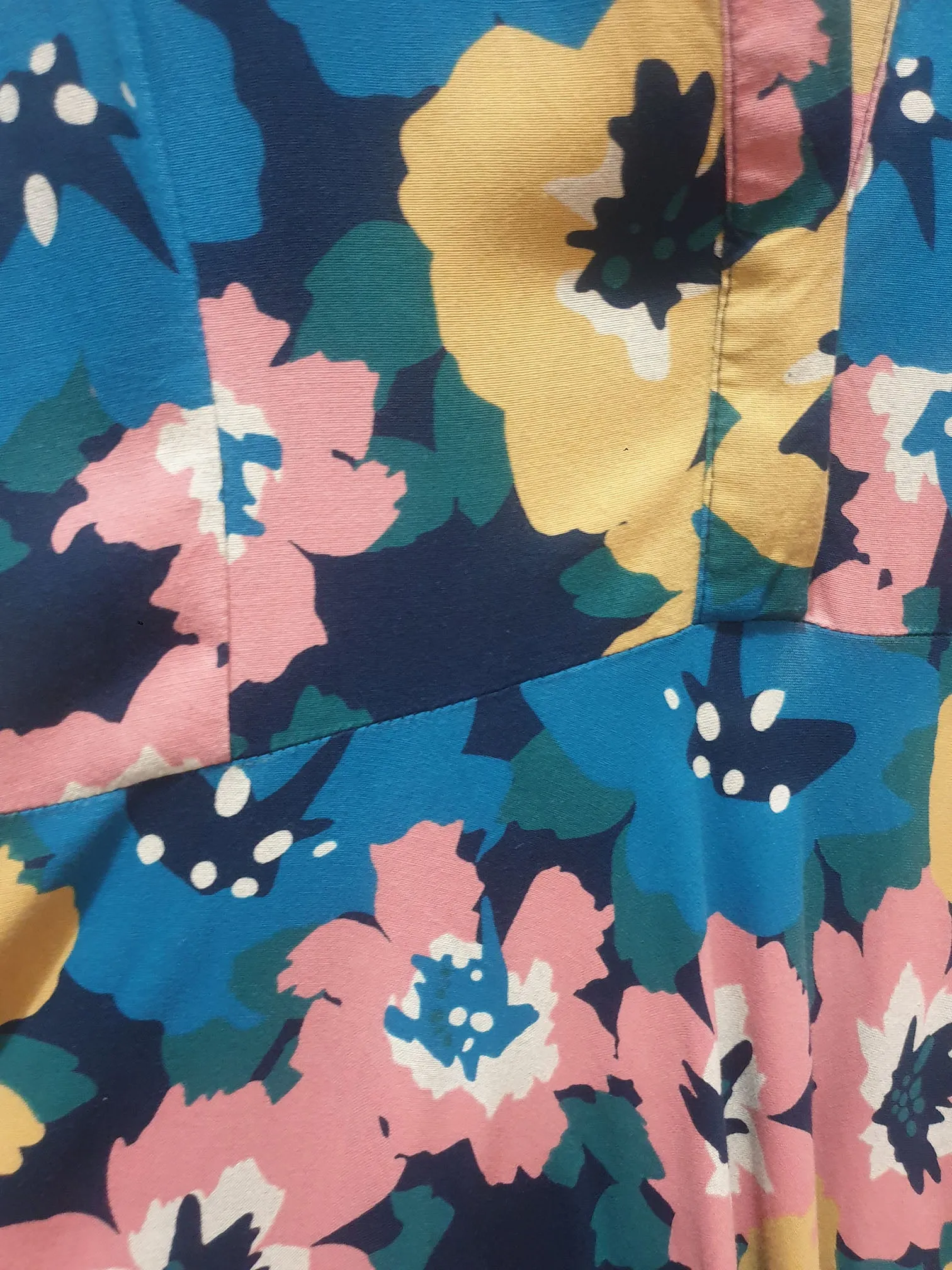  Floral shirt dress size small