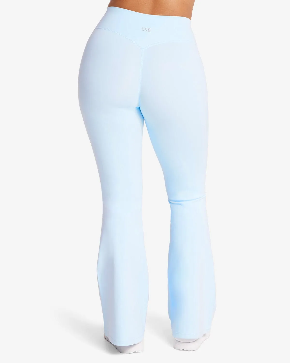 Form Invisible Scrunch Flare Leggings | Powder Blue