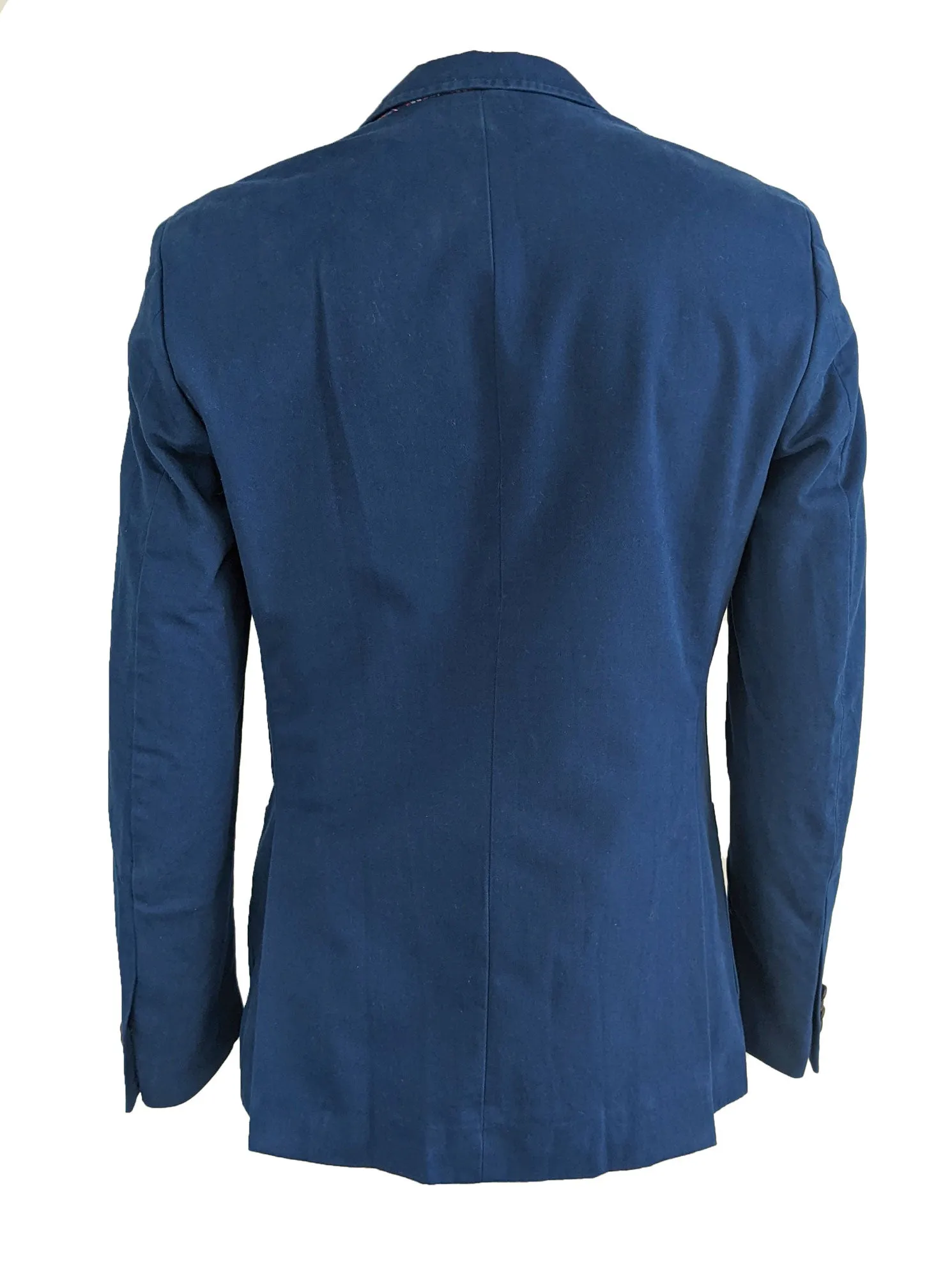 GANT Men's Midnight Blue Cotton Twill Blazer 76088 Size US 34/ EU 44