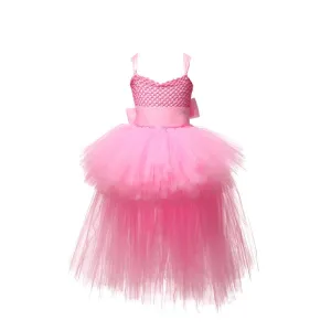 Girls Tutu Dress Tulle V-neck Girl Party Dresses