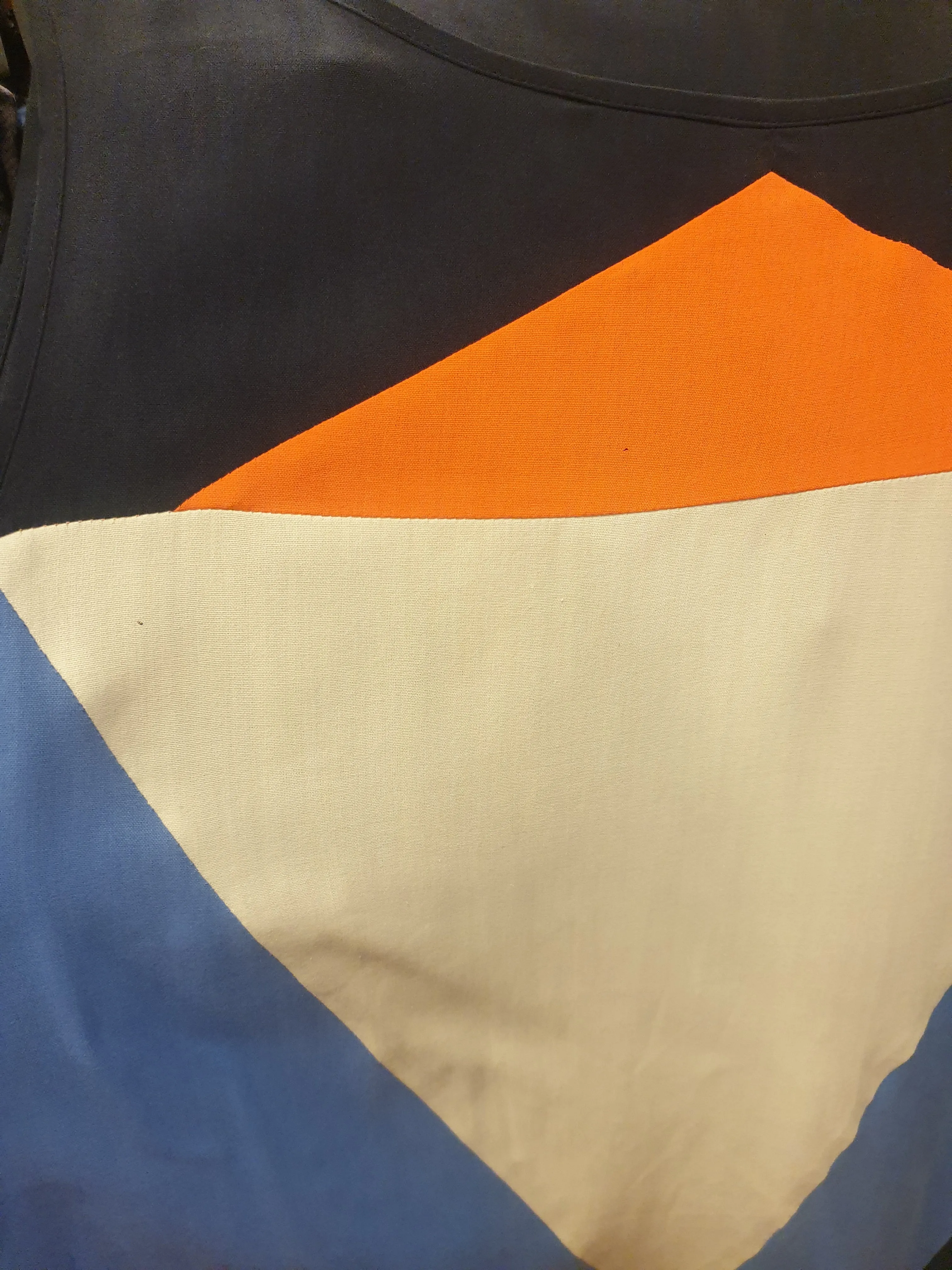 Gorman 100% silk colourful panelled dress size 14