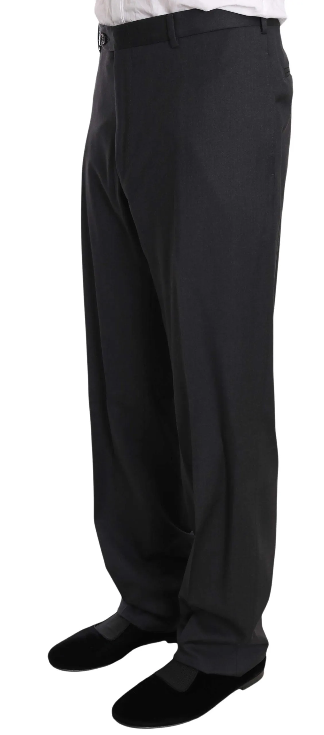 Gray Two Piece Three Button BRUNO CUOMO Exclusive Suit