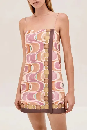 Greca Mini Dress in Mosaic