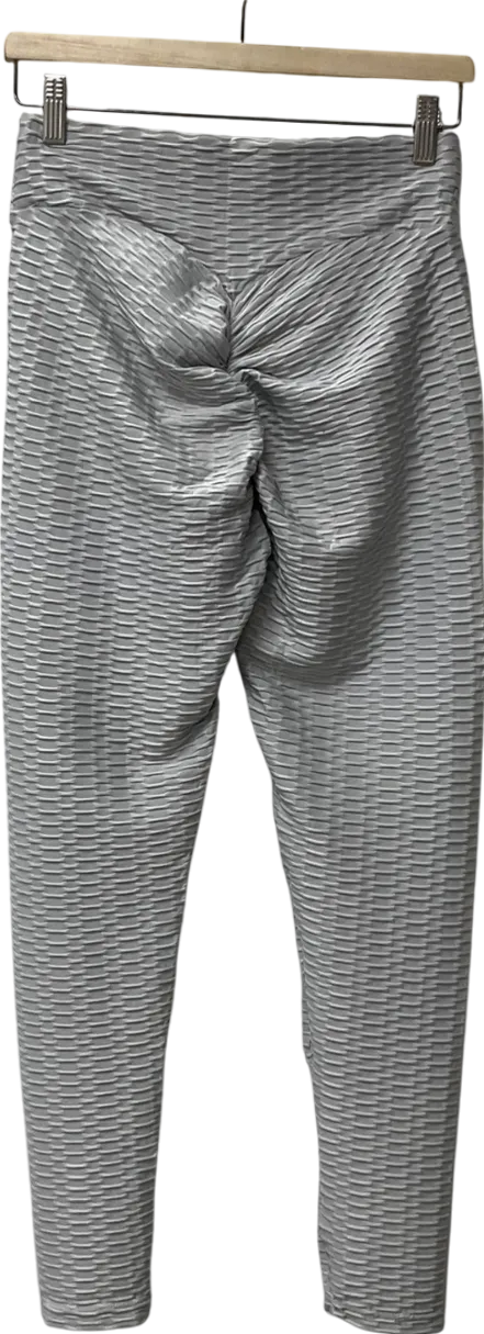 Grey Seamless Yoga Leggings UK L