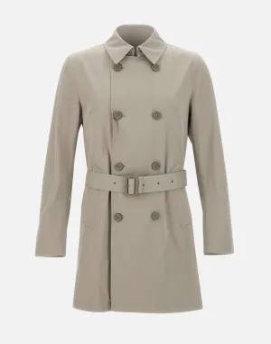 Herno Rain Collection Camel Trench Coat