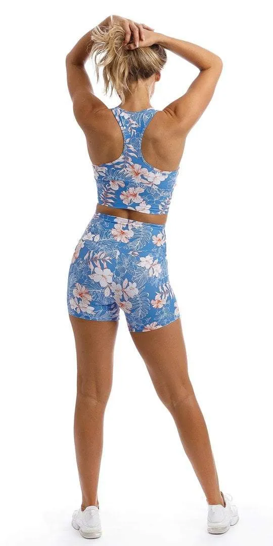 Hibiscus Kiss Racer Back Bra
