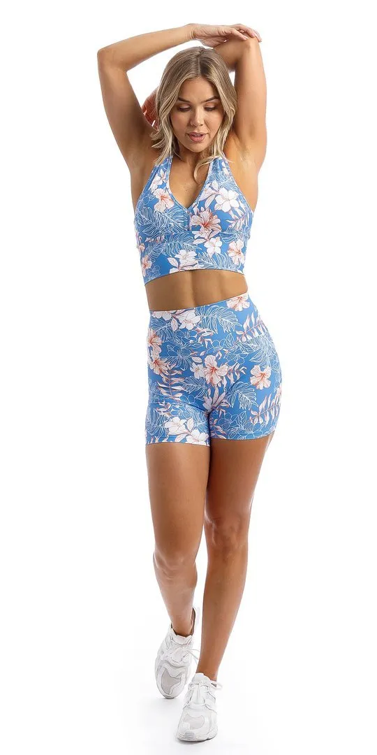 Hibiscus Kiss Racer Back Bra