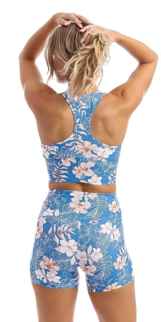 Hibiscus Kiss Racer Back Bra