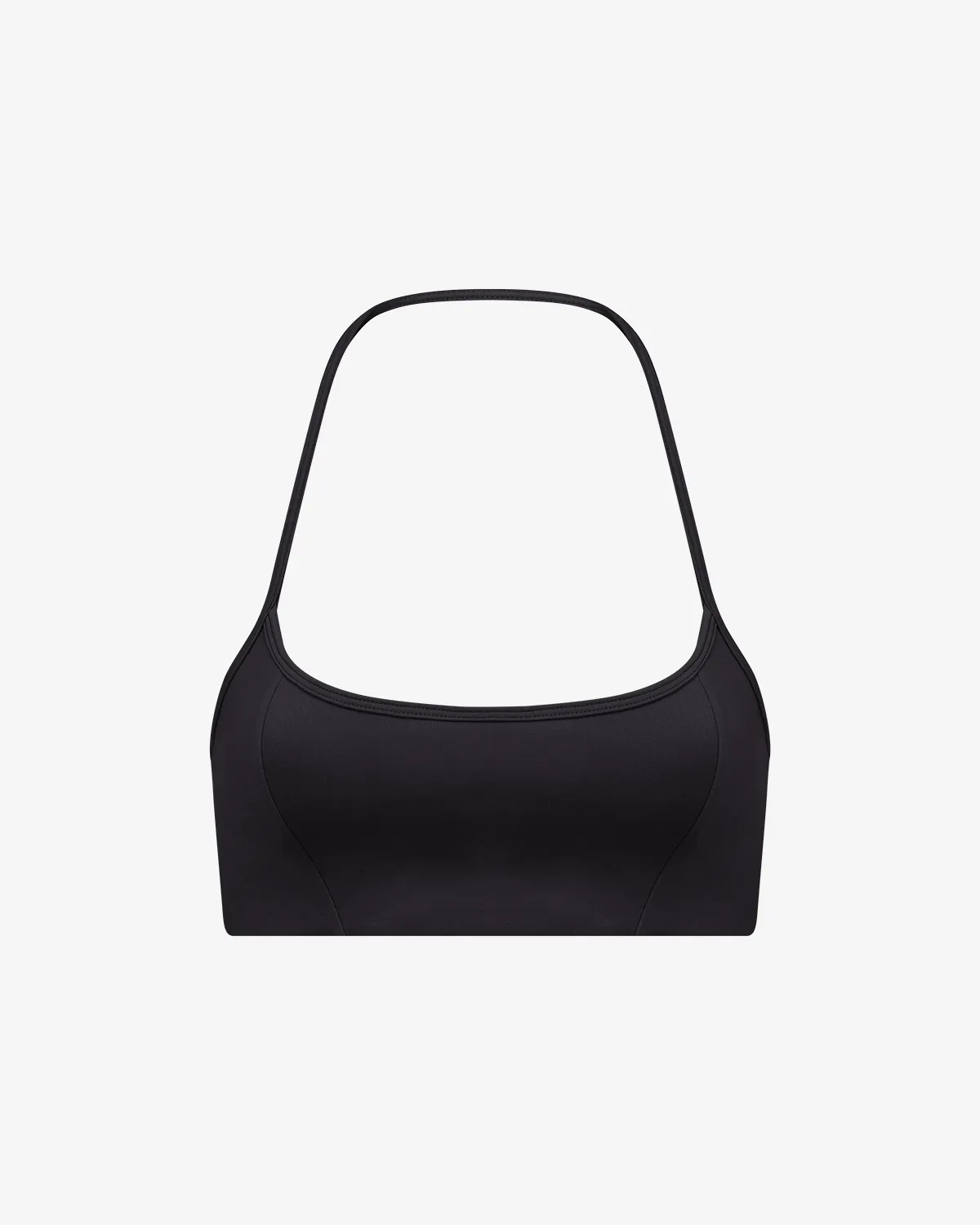 IM Serenity Contour Halter Crop | Black