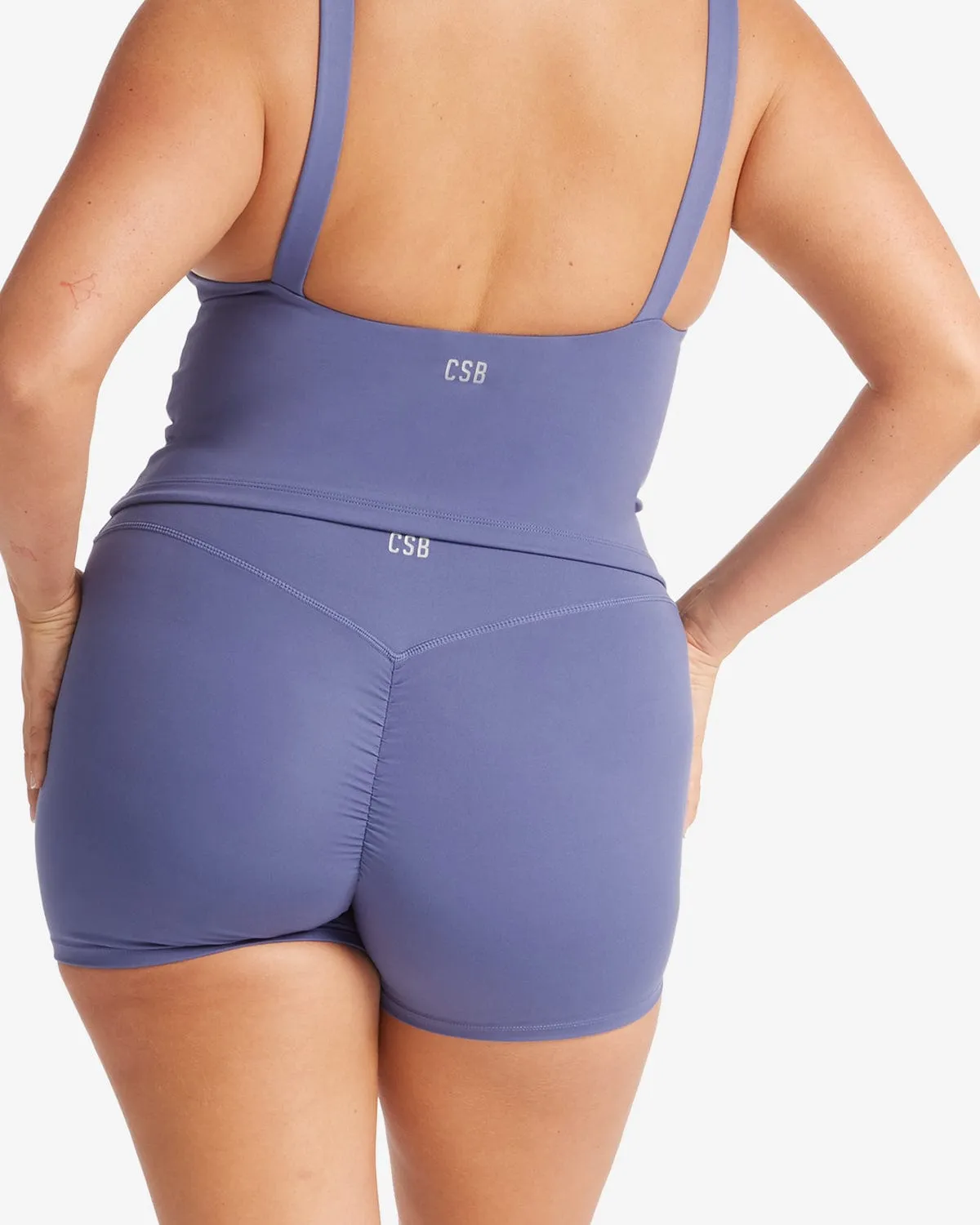 IM Serenity Scrunch Shorts 4" | Steel