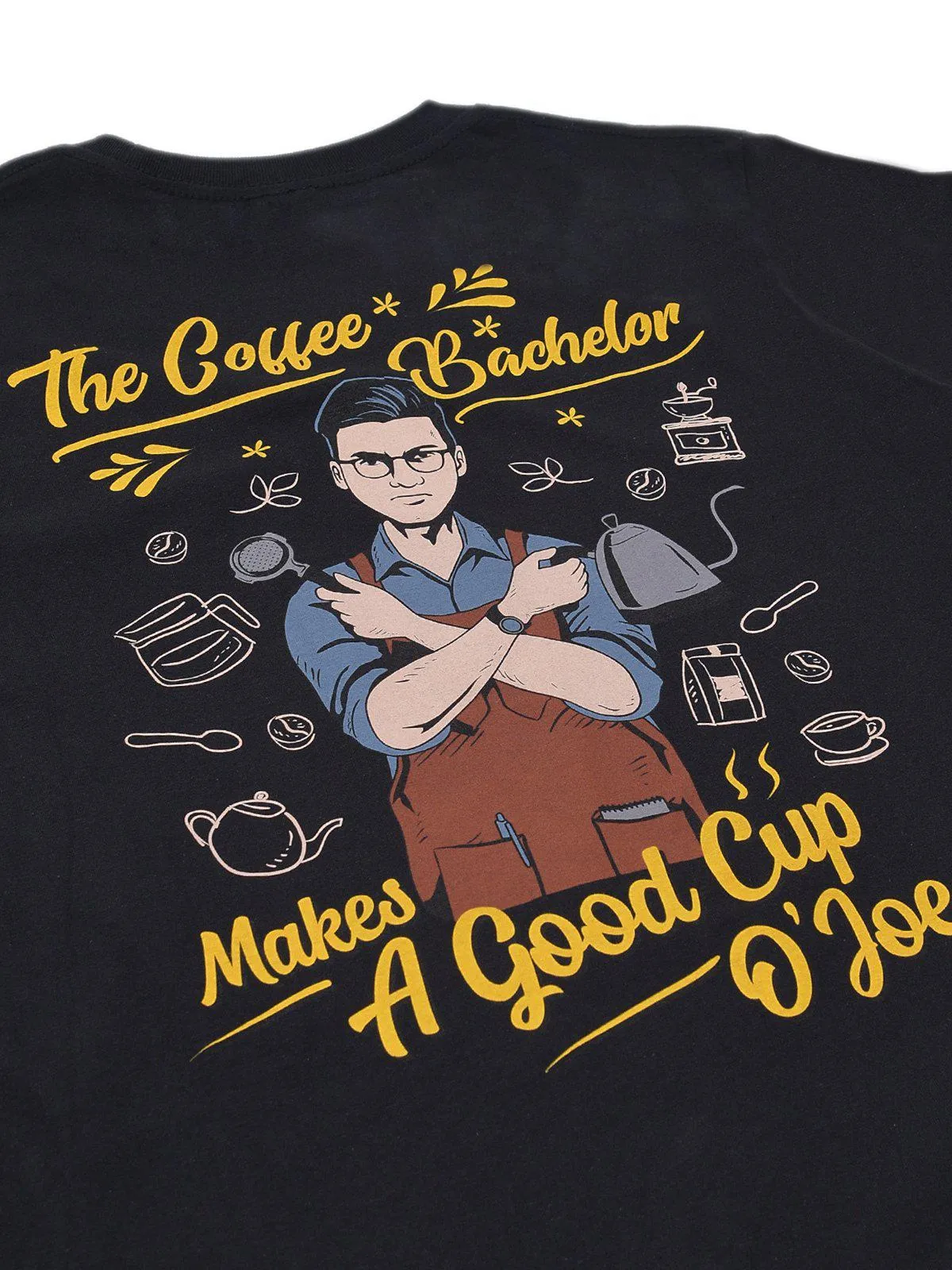 Jackhammer The Coffee Bachelor Tee Black