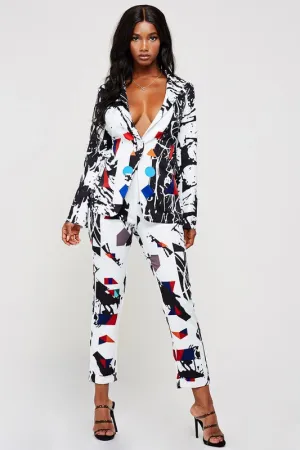 Janaye Art Print Suit