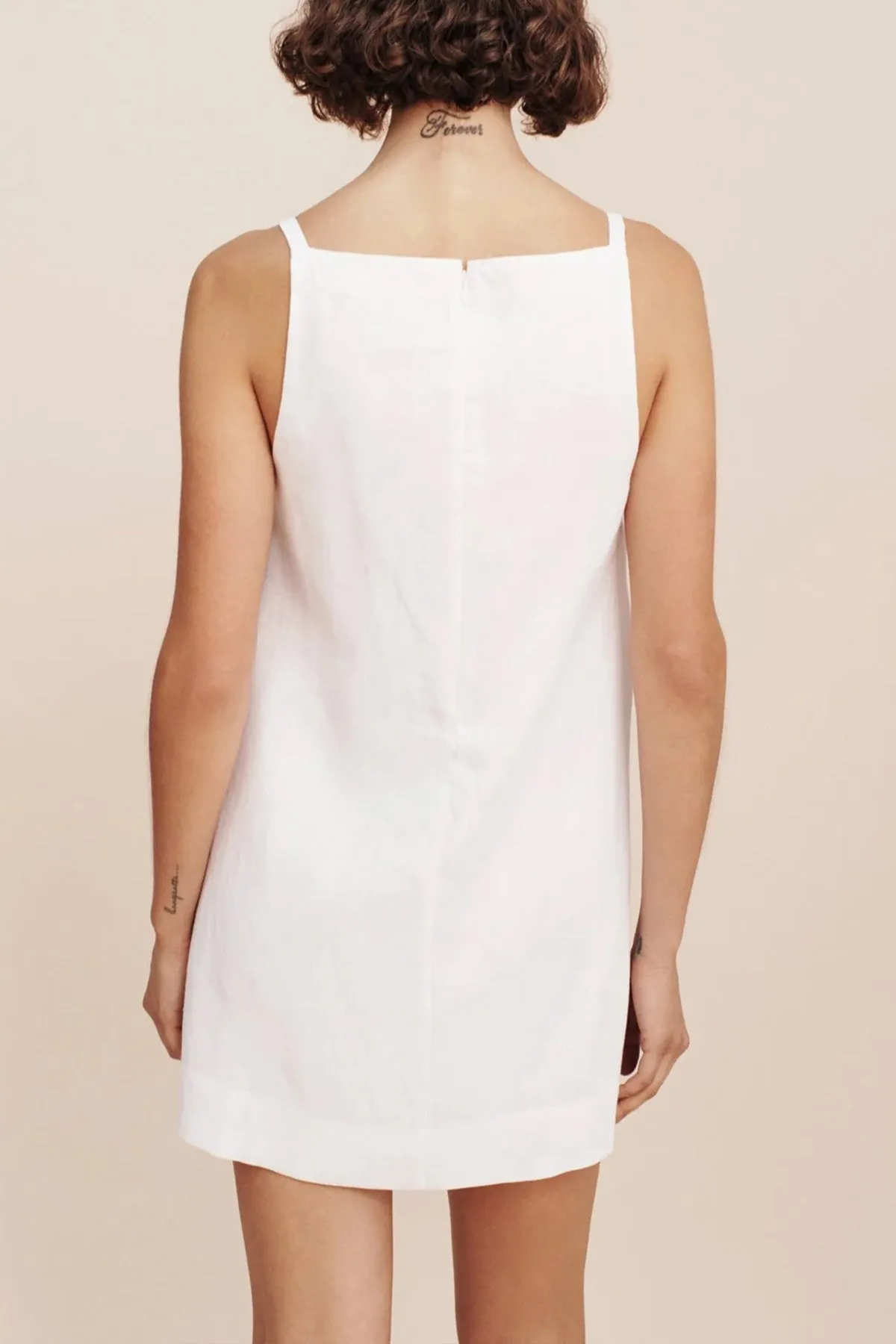 Jordan Mini Dress in Ivory
