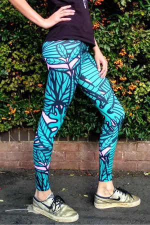 Jungle Jive Pattern Festival Leggings