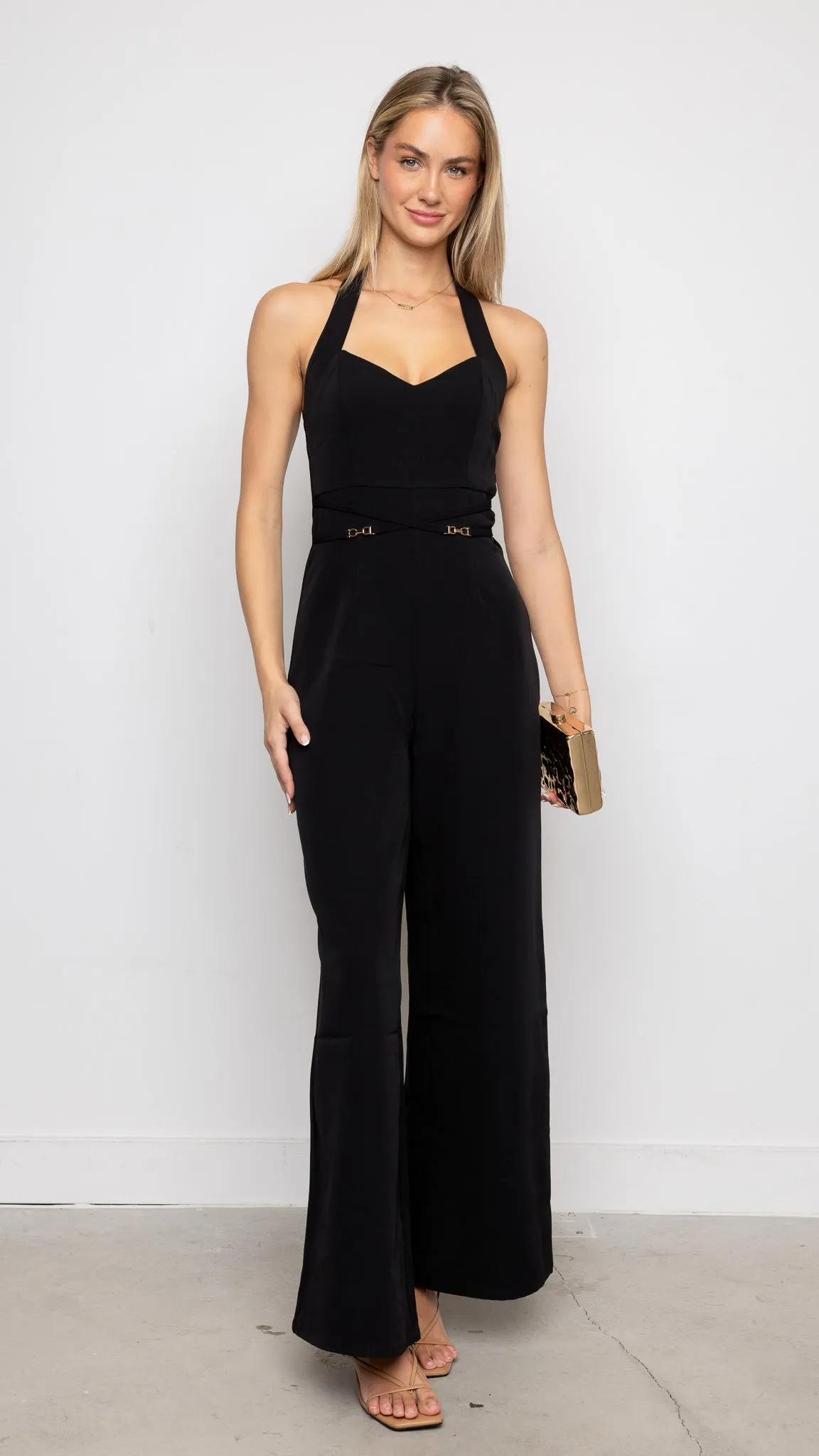 Kaoi jumpsuit in black