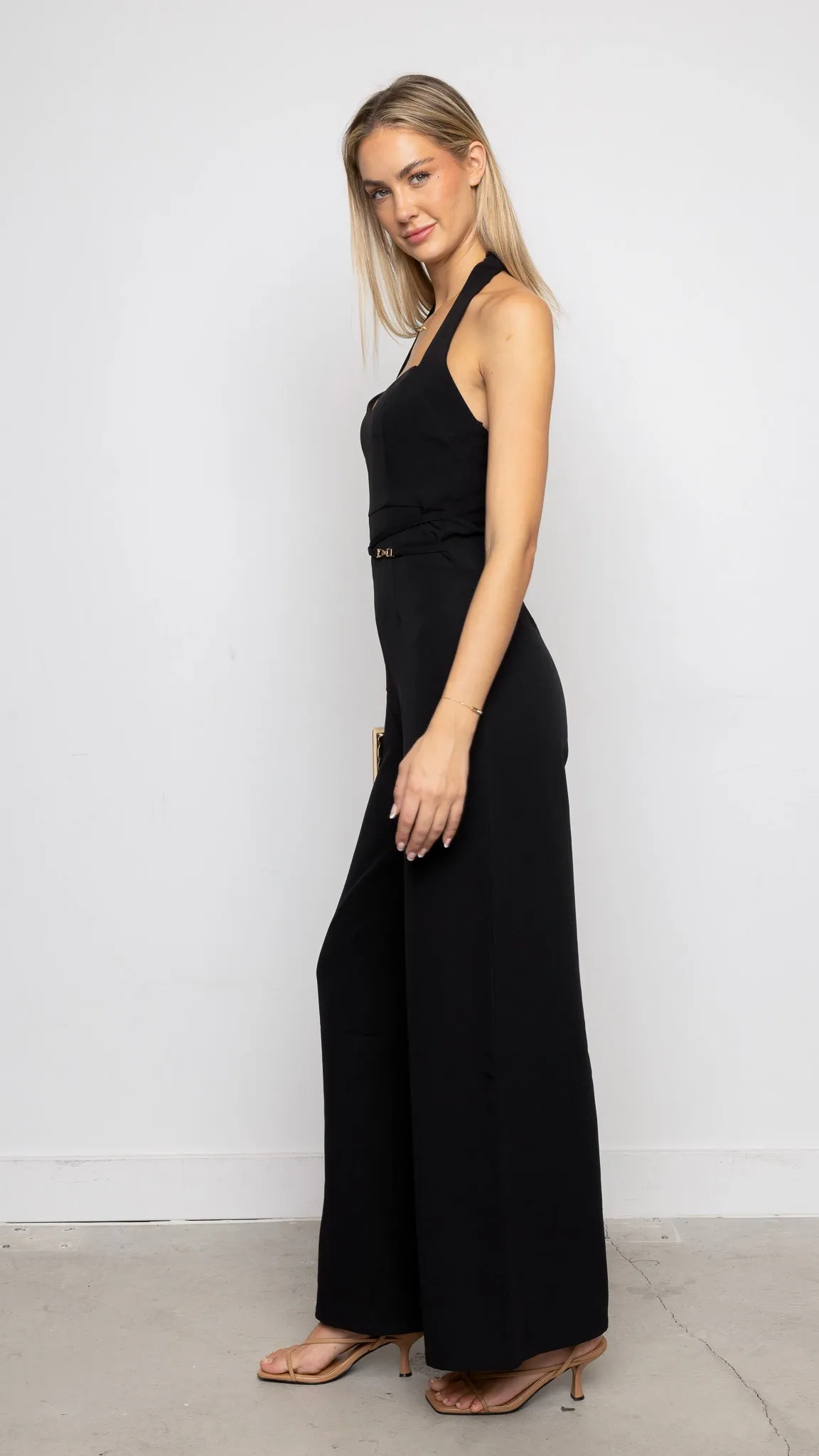 Kaoi jumpsuit in black
