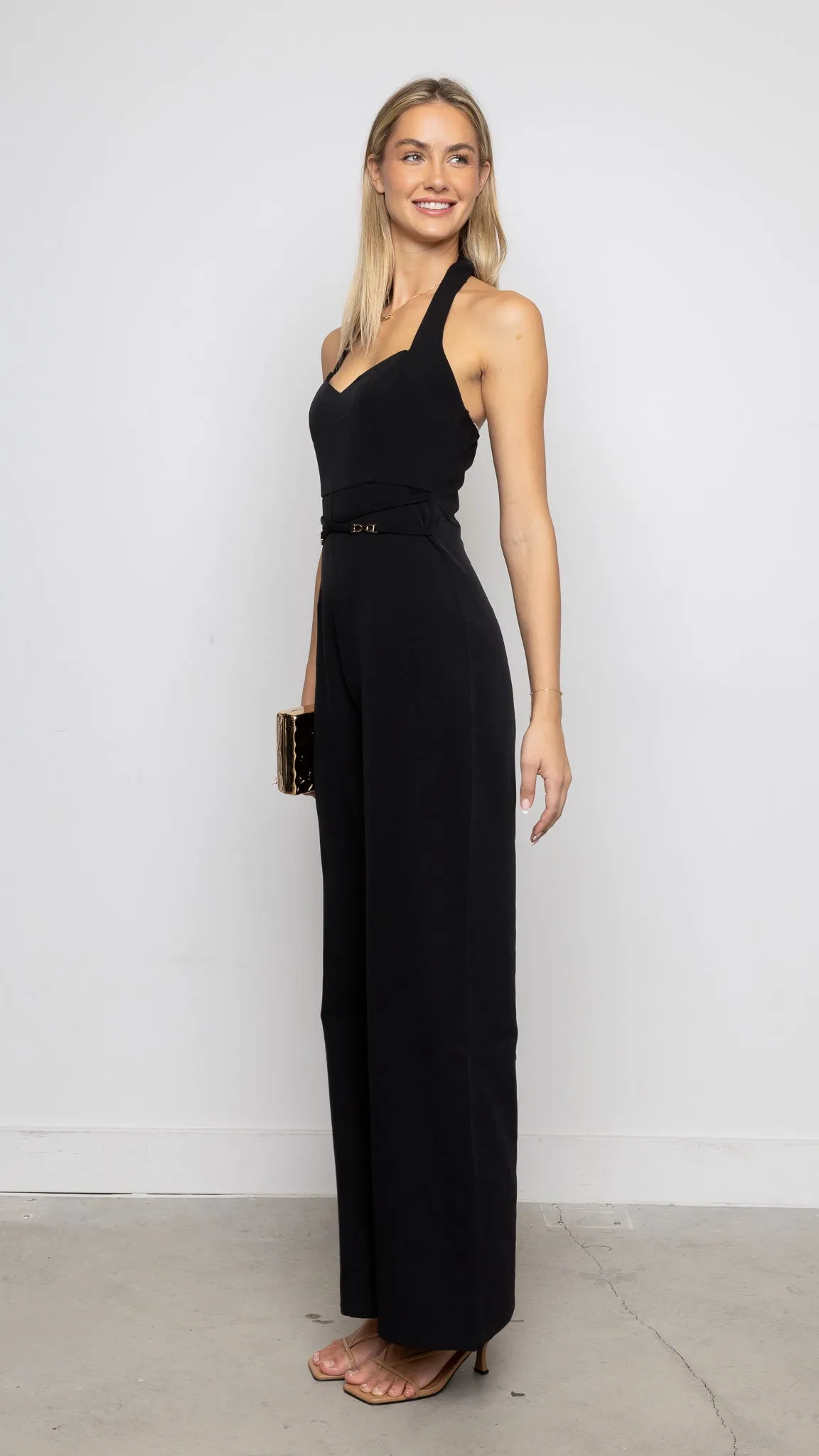 Kaoi jumpsuit in black