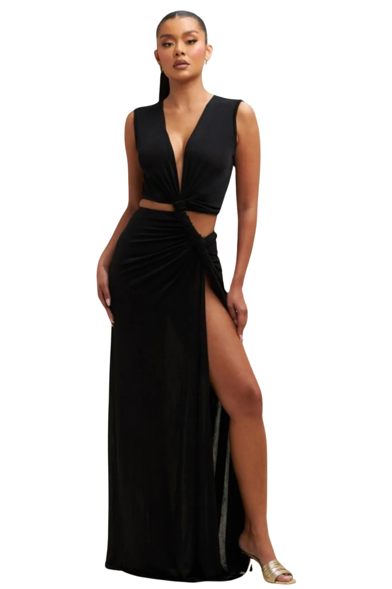 Lauren Cutout Maxi Dress