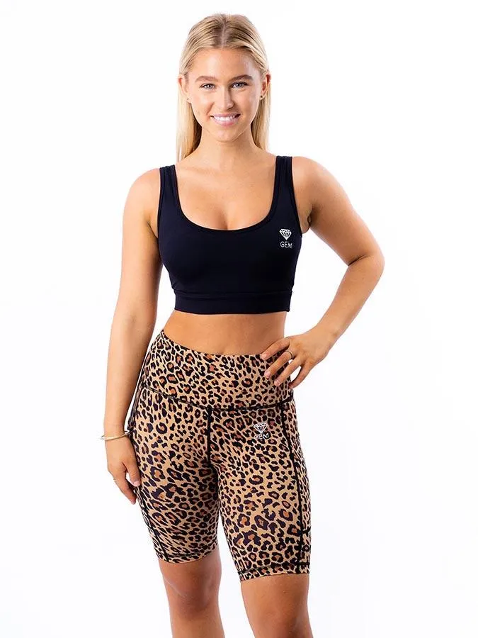 Leopard Bike Shorts