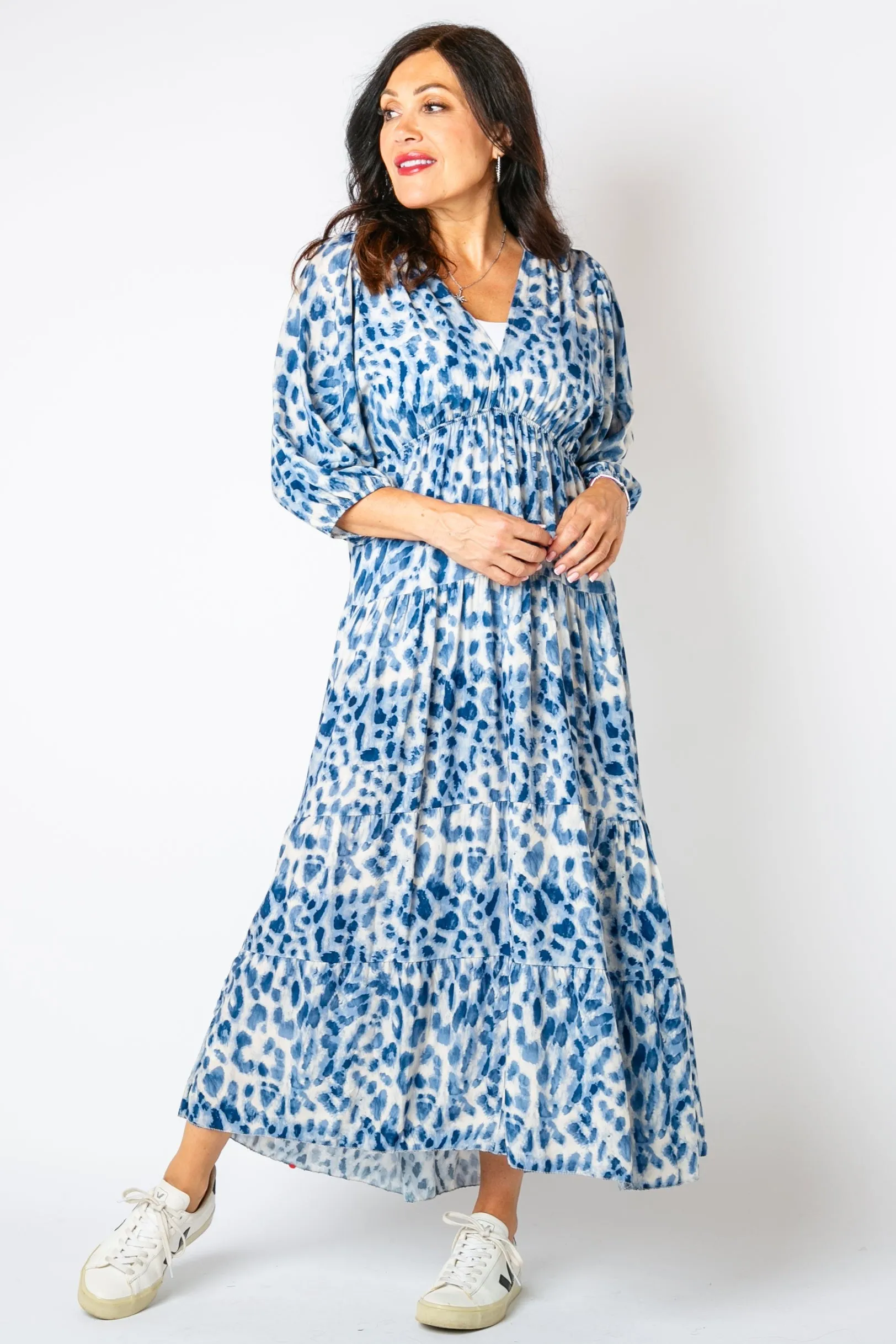 Leopard Tiered Dress