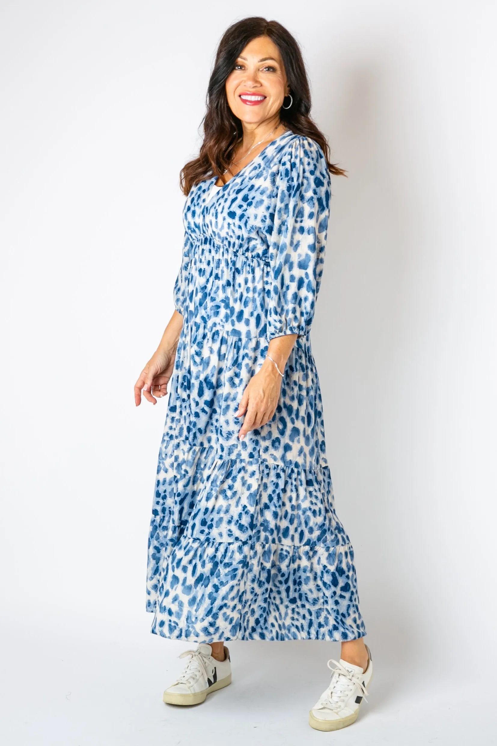 Leopard Tiered Dress