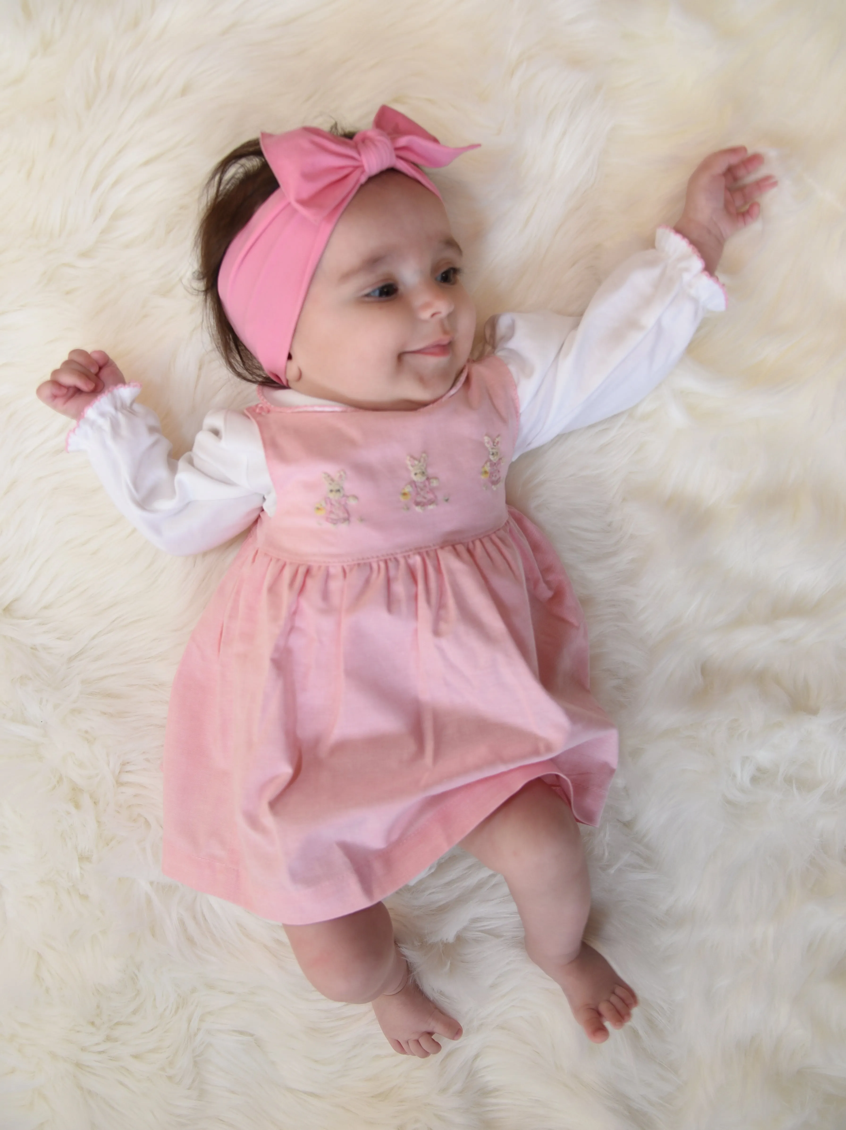 Little Rabbit Pinafore Dress