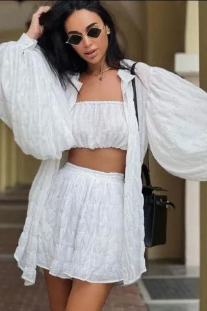 Long-Sleeved Loose Three-Piece Suit