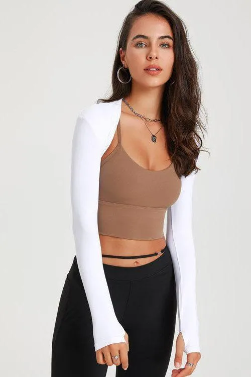 Long-sleeved yoga dance waistcoat