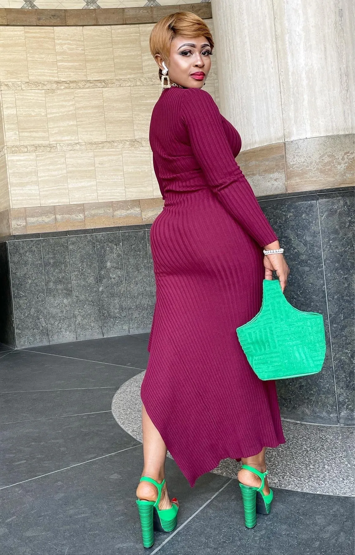 LUCIA BODYCON MAXI-HOEA22100